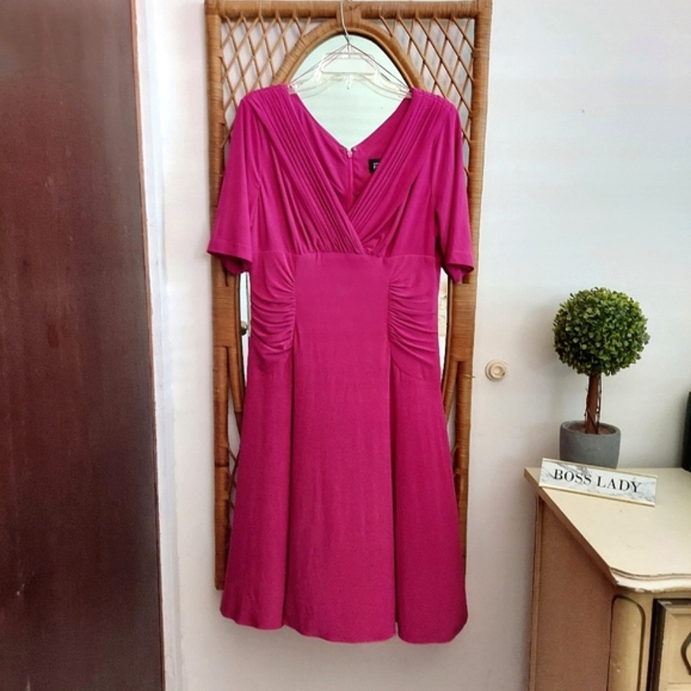 Adrianna Papell Dress in Magenta, S12